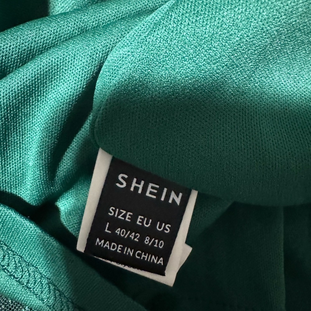 SHEIN Teal Dress - Picture 3 of 3